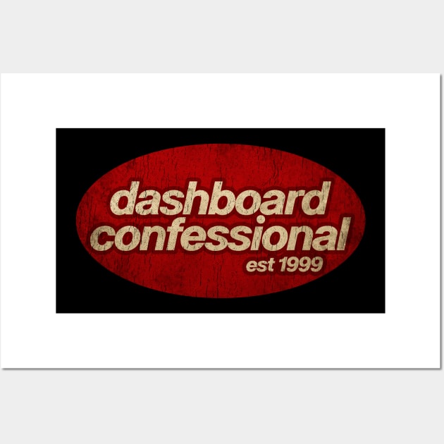 Dashboard Confessional - Vintage Wall Art by Skeletownn